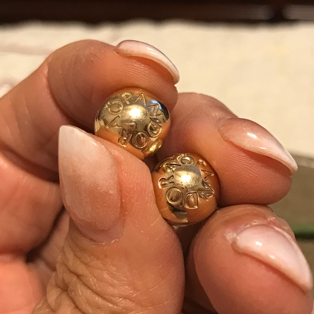 Authentic Pandora 14k clips